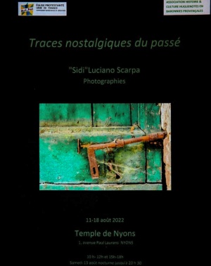  "Traces nostalgiques du passé" - Temple de Nyons, (France) 11 - 18 agosto 2022